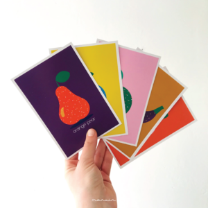 FRUIT POSTCARDS